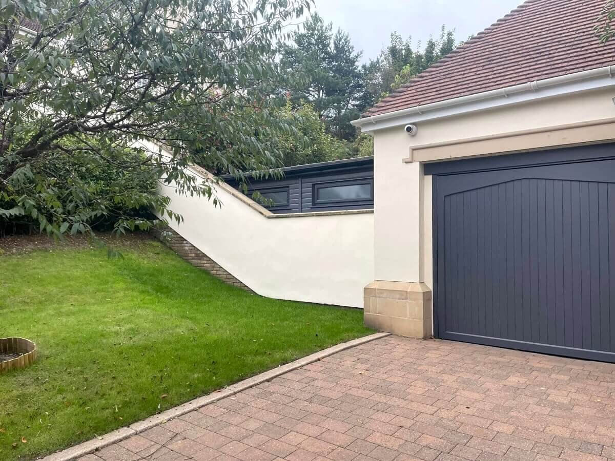 cardiff house walls garage door painted primrose decor