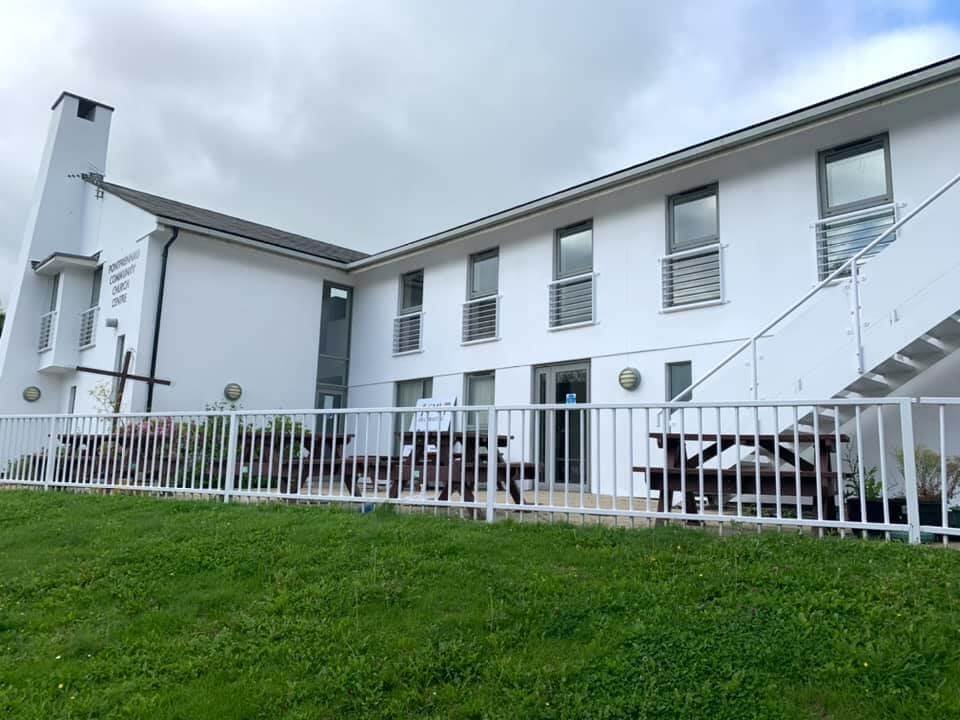 pontprennau community centre exterior painted cardiff primrose decor